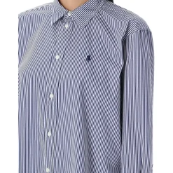 Ralph Lauren Blouse with contrasting stripes blau Bluse