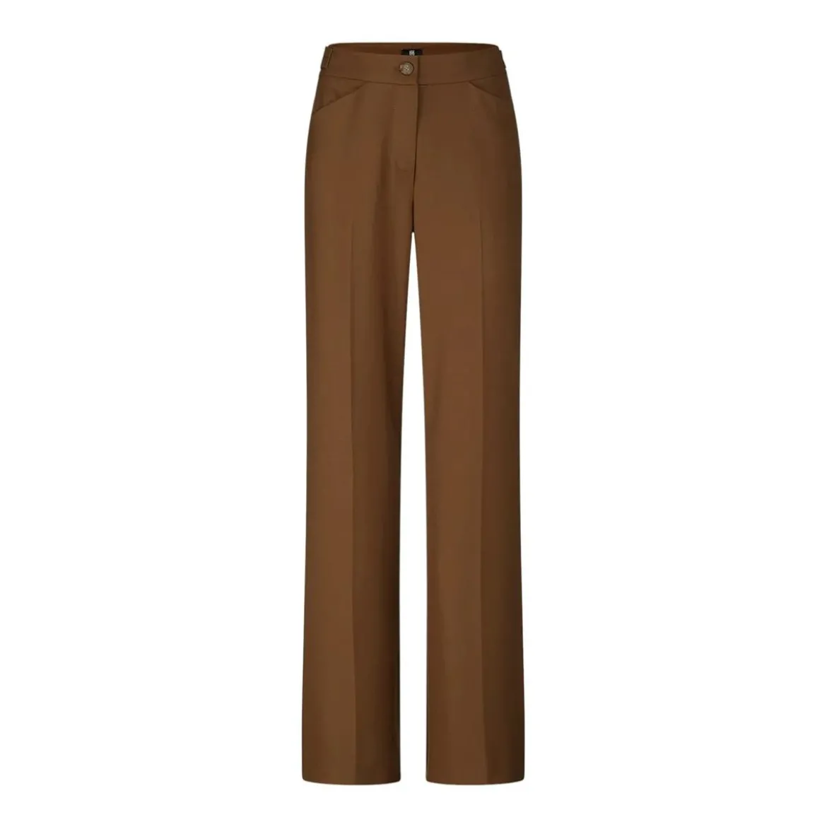 Riani Straight-Fit Hose aus Viskose-Mix braun Hose