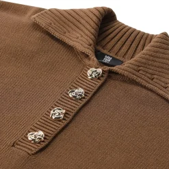 Riani Strickpullover aus Baumwolle braun Pullover