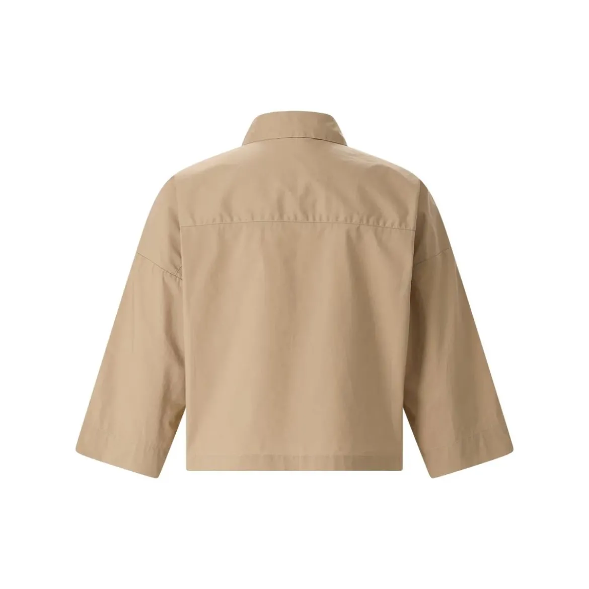 Roberto Collina Kurzarmbluse mit 3/4 Ärmel braun Bluse