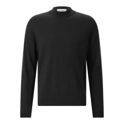 Roberto Collina Longsleeve aus Merinowolle dunkelblau Pullover