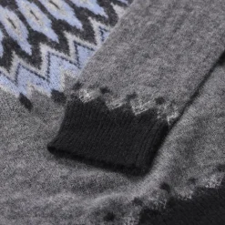 Roberto Collina Pullover aus Alpakawolle blau Pullover
