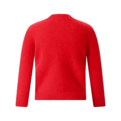 Roberto Collina Pullover aus Kaschmir-Seide-Mix rot Pullover