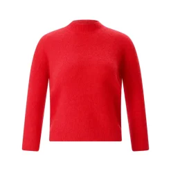 Roberto Collina Pullover aus Kaschmir-Seide-Mix rot Pullover