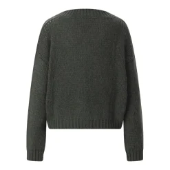 Roberto Collina Pullover aus Alpakawolle grün Pullover