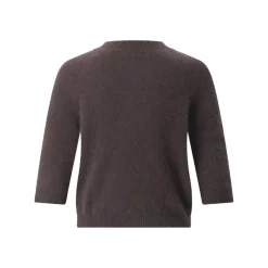 Roberto Collina Pullover aus Angorawoll-Mix braun Pullover