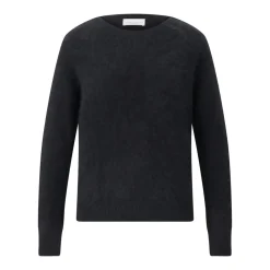 Roberto Collina Pullover aus Angorawoll-Mix schwarz Pullover