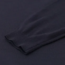 Roberto Collina Pullover mit Stehkragen blau Pullover