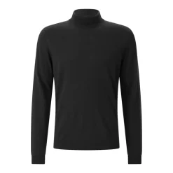 Roberto Collina Rollkragenpullover aus Merinowolle dunkelblau Pullover