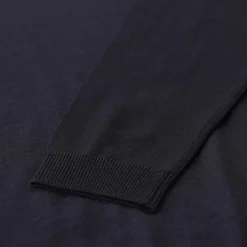 Roberto Collina Rollkragenpullover aus Merinowolle dunkelblau Pullover