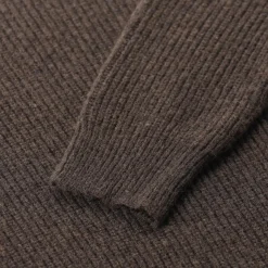 Roberto Collina Rundhalspullover aus Woll-Mix grau Pullover