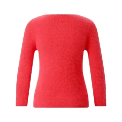 Roberto Collina Rundhalspullover aus Angorawoll-Mix braun Pullover