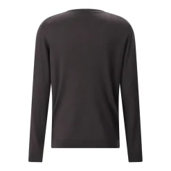 Roberto Collina Rundhalspullover aus Merinowolle blau Pullover