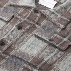 Roberto Collina Strickjacke aus Woll-Mix grün Pullover