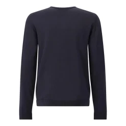 Roberto Collina Strickpullover mit V-Ausschnitt schwarz Longsleeve