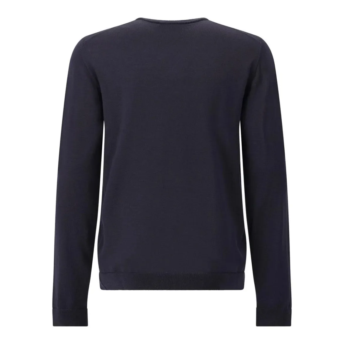 Roberto Collina Strickpullover mit V-Ausschnitt schwarz Longsleeve