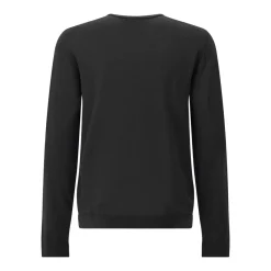 Roberto Collina Strickpullover mit V-Ausschnitt schwarz Longsleeve