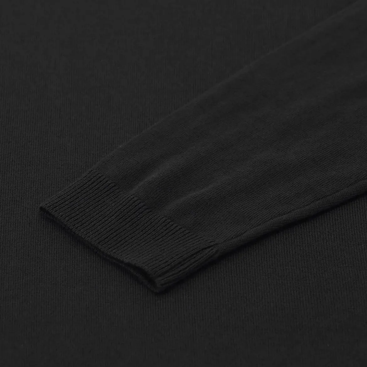Roberto Collina Strickpullover mit V-Ausschnitt schwarz Longsleeve