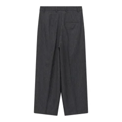 ROSSI Hose aus Woll-Mix grau Stoffhose