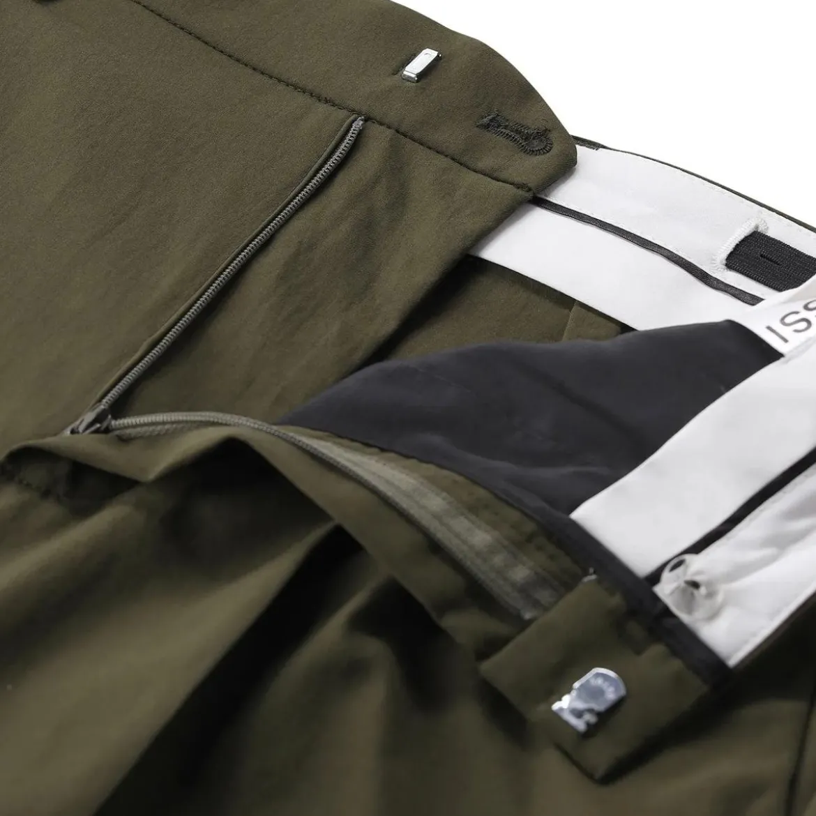 ROSSI Noa Crop dark khaki Hose