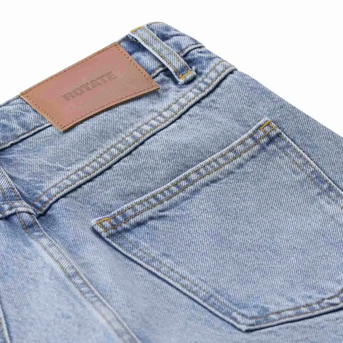 Rotate Jeans Blue blau Ausgestellte Jeans
