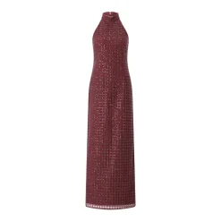 Rotate Maxikleid mit Pailletten rot Maxikleid