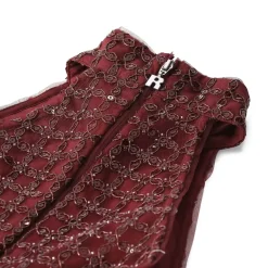 Rotate Maxikleid mit Pailletten rot Maxikleid