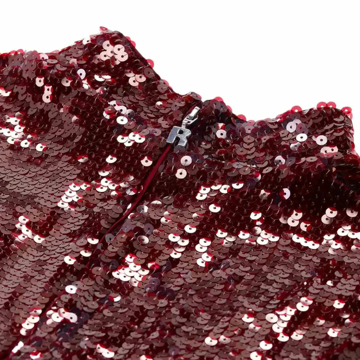 Rotate Maxikleid mit Pailletten rot Maxikleid