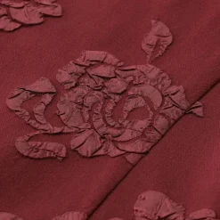 Rotate Midikleid mit Puffärmeln rot Maxikleid