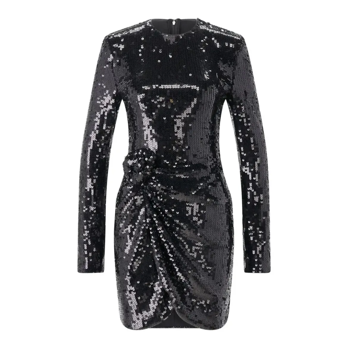 Rotate Minikleid mit Pailletten schwarz Minikleid