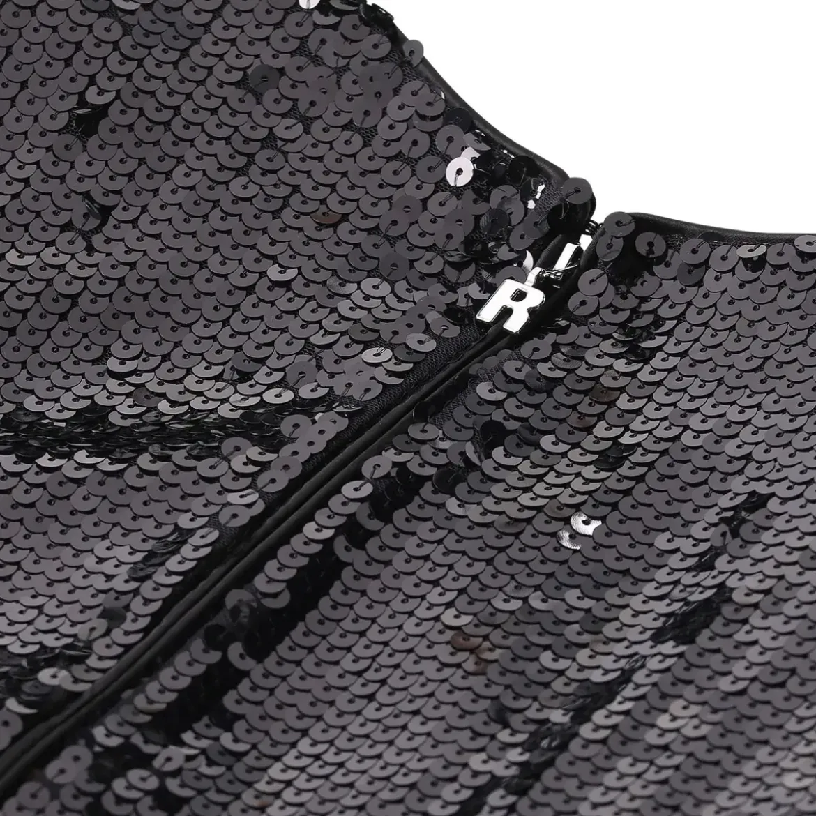 Rotate Minikleid mit Pailletten schwarz Minikleid