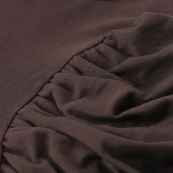 Rotate T-Shirt mit Puffärmeln braun T-Shirt