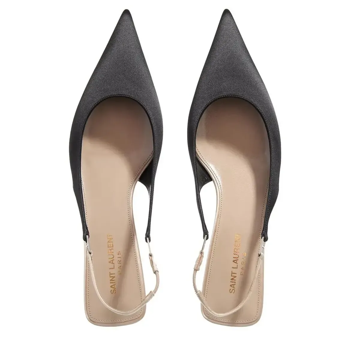 Saint Laurent Cherish Pump Nero Pink Pumps