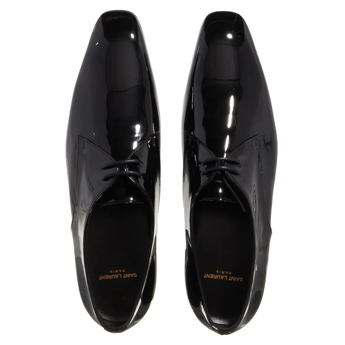 Saint Laurent Eli Nero Schnürschuhe