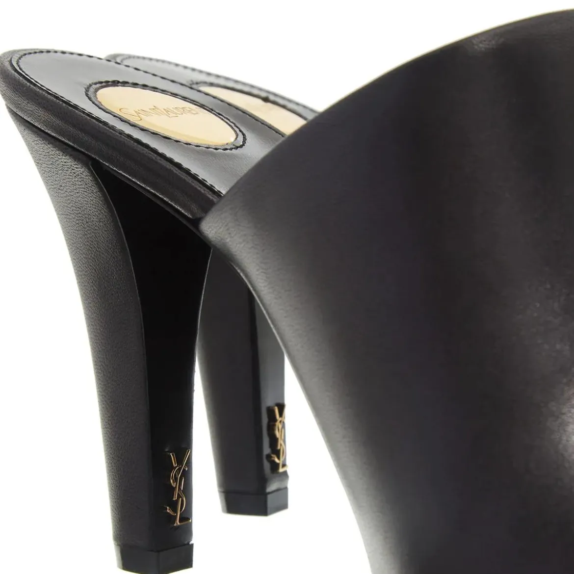 Saint Laurent Jill Mule Nero Mules