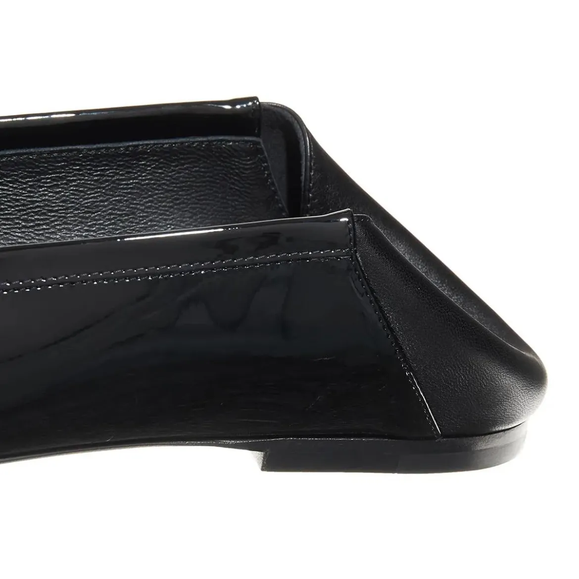 Saint Laurent LE Maillon Slippers Black Ballerinas
