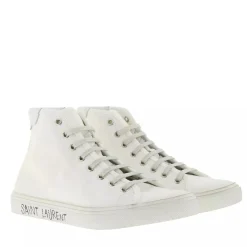 Saint Laurent Malibu Hightop Sneaker Blanc Optique High-Top-Sneaker
