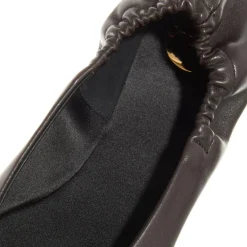 Saint Laurent Mami Ballet Flat Brown Ballerinas