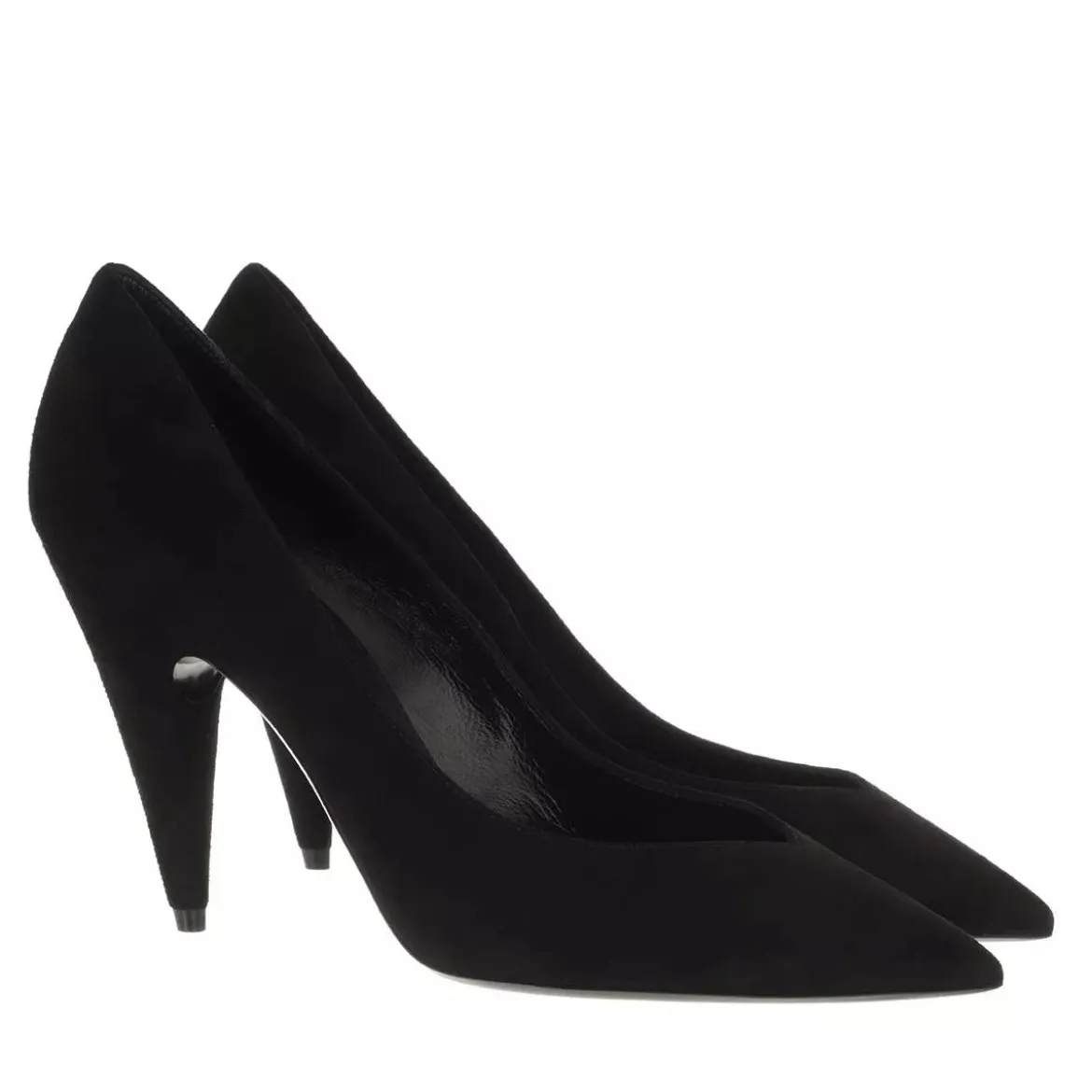 Saint Laurent Paris Pumps Suede Black Pumps