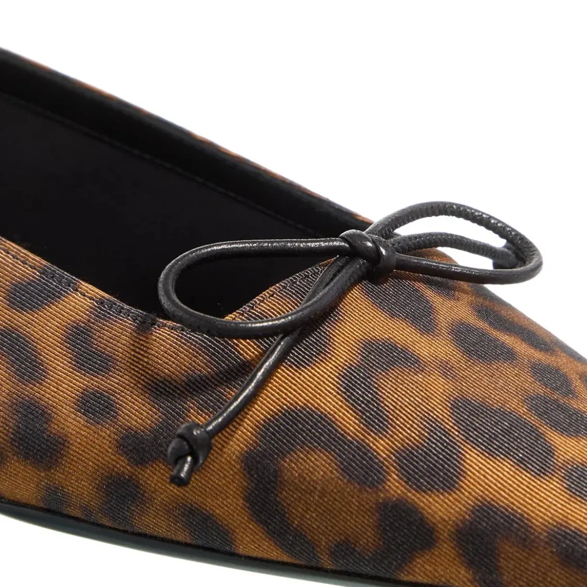 Saint Laurent Poppy Ballerina Shoes Brown / Black Ballerinas