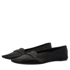 Saint Laurent Poppy Ballerinas Black Ballerinas