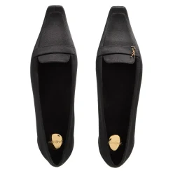 Saint Laurent Poppy Ballerinas Black Ballerinas