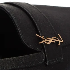 Saint Laurent Poppy Ballerinas Black Ballerinas