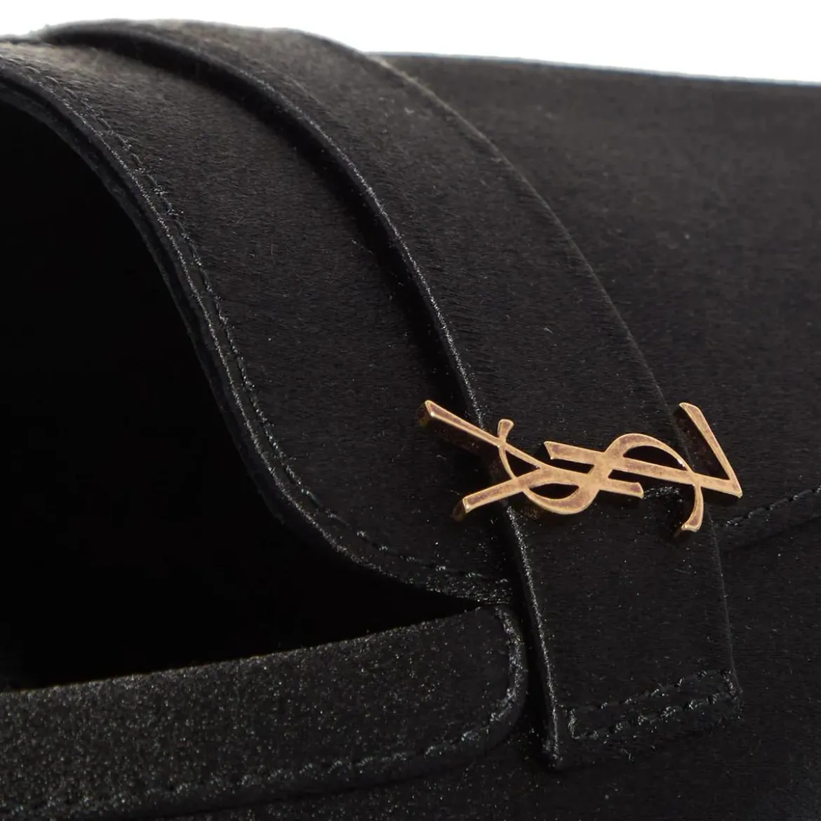 Saint Laurent Poppy Ballerinas Black Ballerinas
