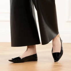Saint Laurent Poppy Ballerinas Black Ballerinas