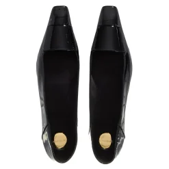 Saint Laurent Poppy Ballerinas Black Ballerinas