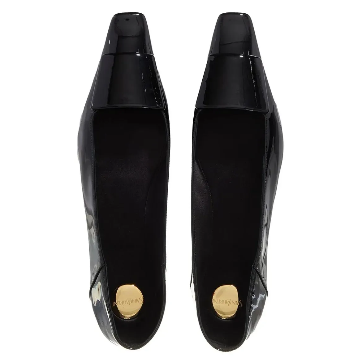 Saint Laurent Poppy Ballerinas Black Ballerinas