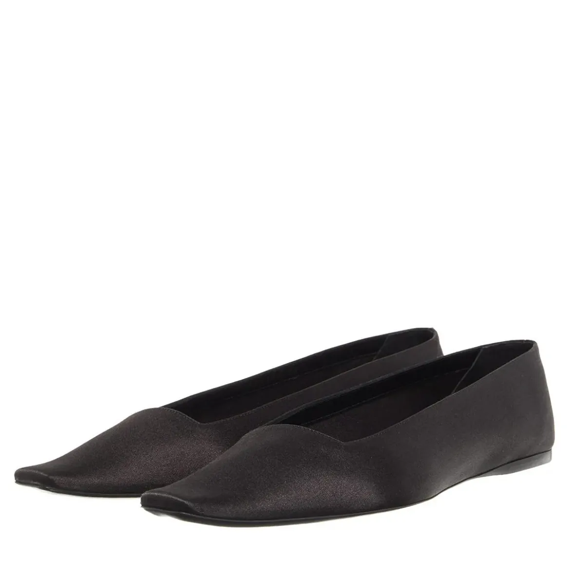 Saint Laurent Poppy Ballet Flat Nero Ballerinas