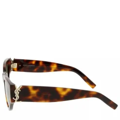 Saint Laurent SL M94-003 53 Sunglass Woman Acetate Havana-Havana-Green Sonnenbrille