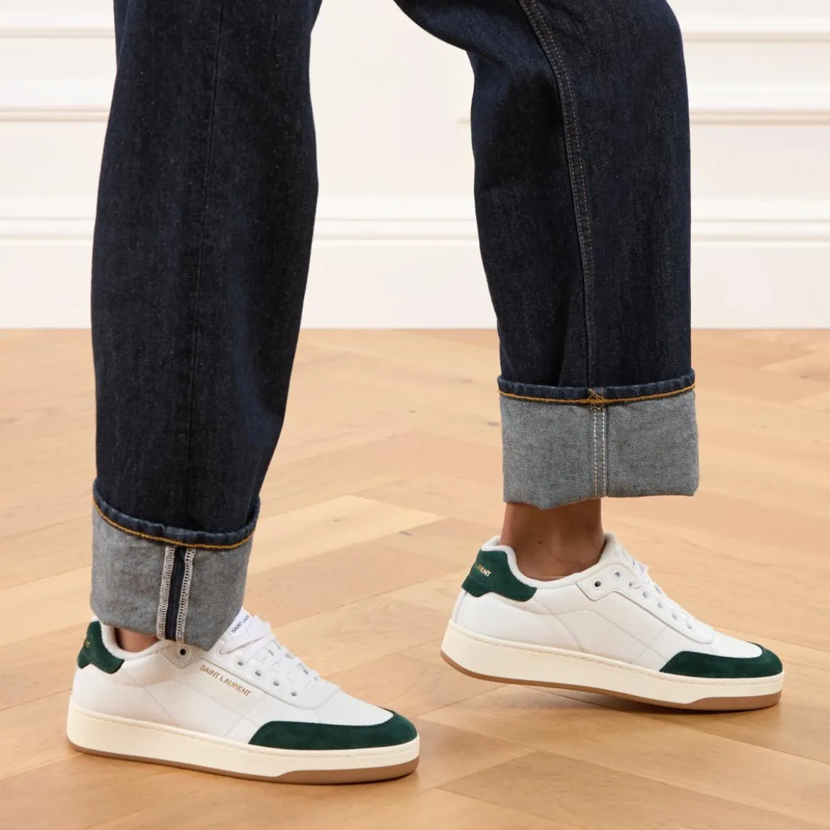 Saint Laurent SL61 Sneaker Blanc Low-Top-Sneaker